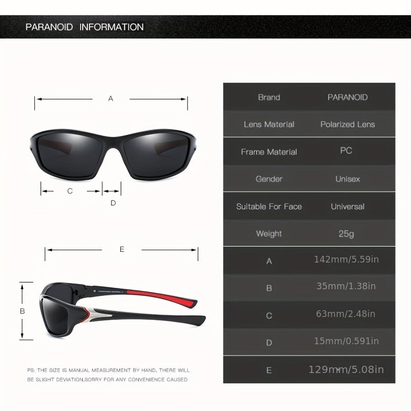 4 Pairs Men Polarized Sunglasses UV Protection Driving Glasses Sport