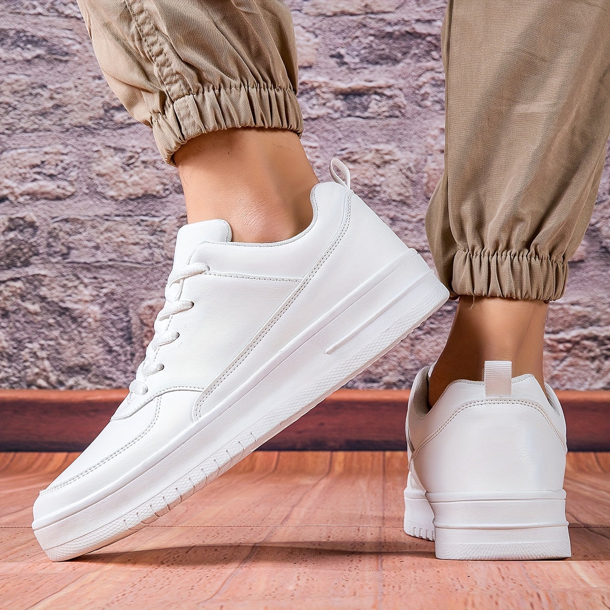 Women's Casual Shoes Lightweight Non slip Flat Skate Shoes