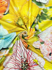 Floral Print Maxi Dress with Pockets