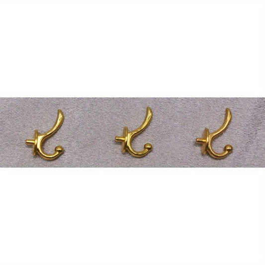 Mini Doll House Hooks 1:12 Toy Wall Hangers 3pcs