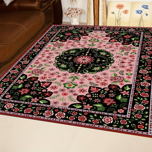 Vintage Non Slip Soft Faux Sheepskin Floor Mat