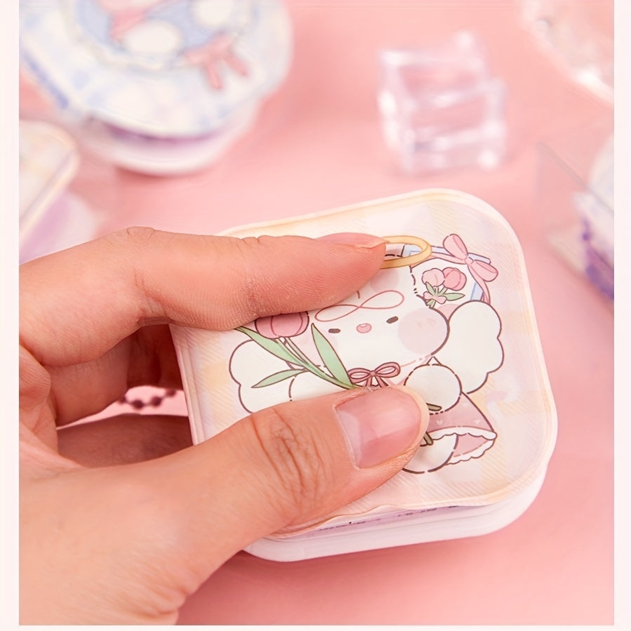 Colorful Rabbit Patterns Notebook Cute Pocket Notepad