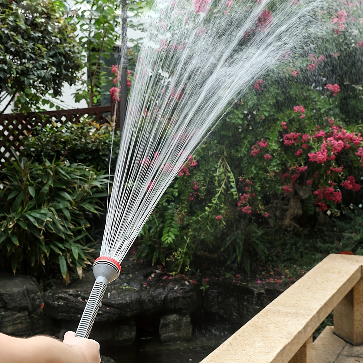 Splashproof Gardening Watering Shower Head Faucet Seepage Device