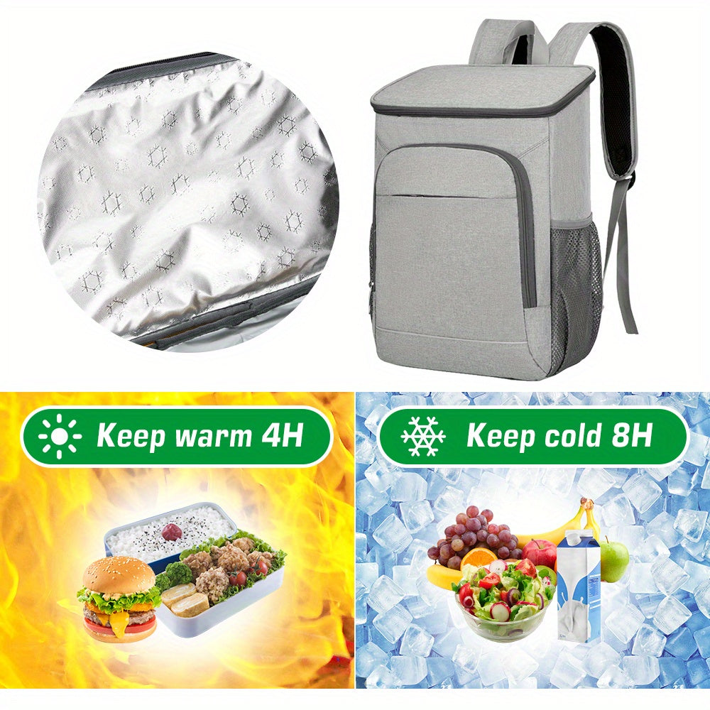 30L Cooler Backpack Insulated Lunch Bag for Outdoors