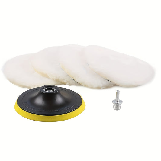 6pcs Polishing Pad Kit 6 inch Paint Care Polishing Pad Car Tools