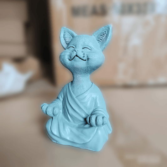 Yoga Cat Meditation Home Resin Decorative Craft Collectibles