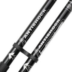 Adjustable Height Trekking Pole Rubber Tip Camping Hiking