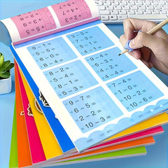 Addition & Subtraction Practice Set - 80 Page Book, Flashcards, Workbook