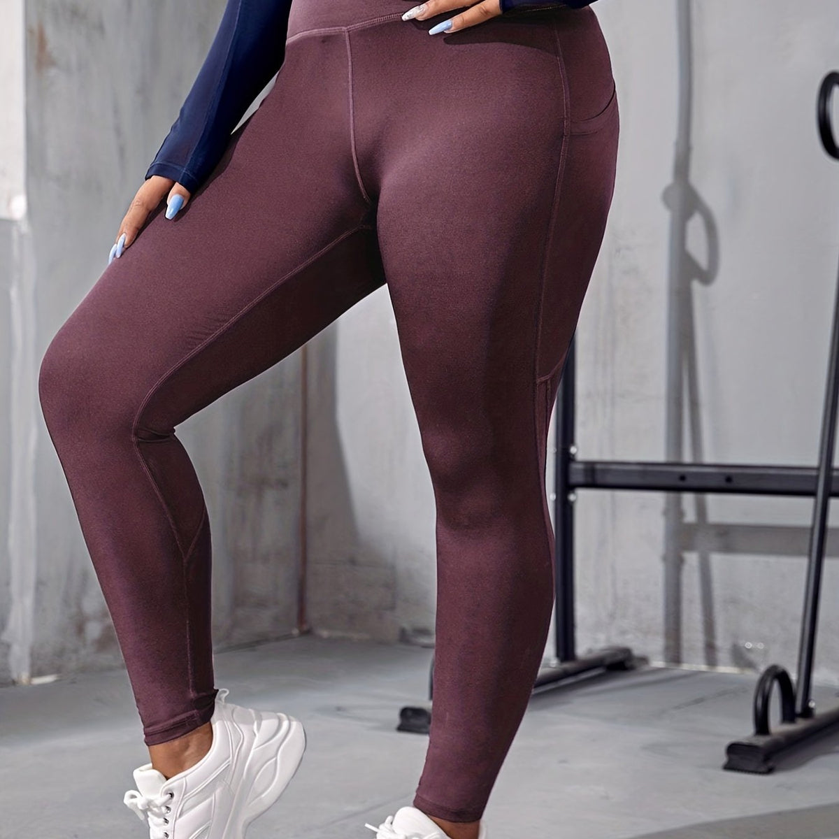 Sports Leggings Women's High Rise Stretchy Leggings With Pockets