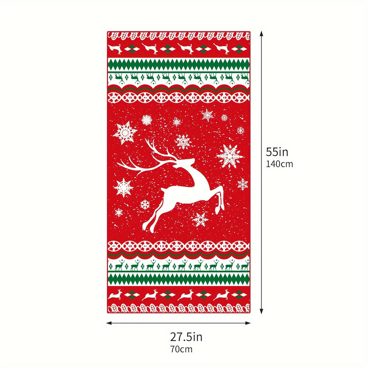 Christmas Camping Towel Quick Drying Outdoor Warm Blanket