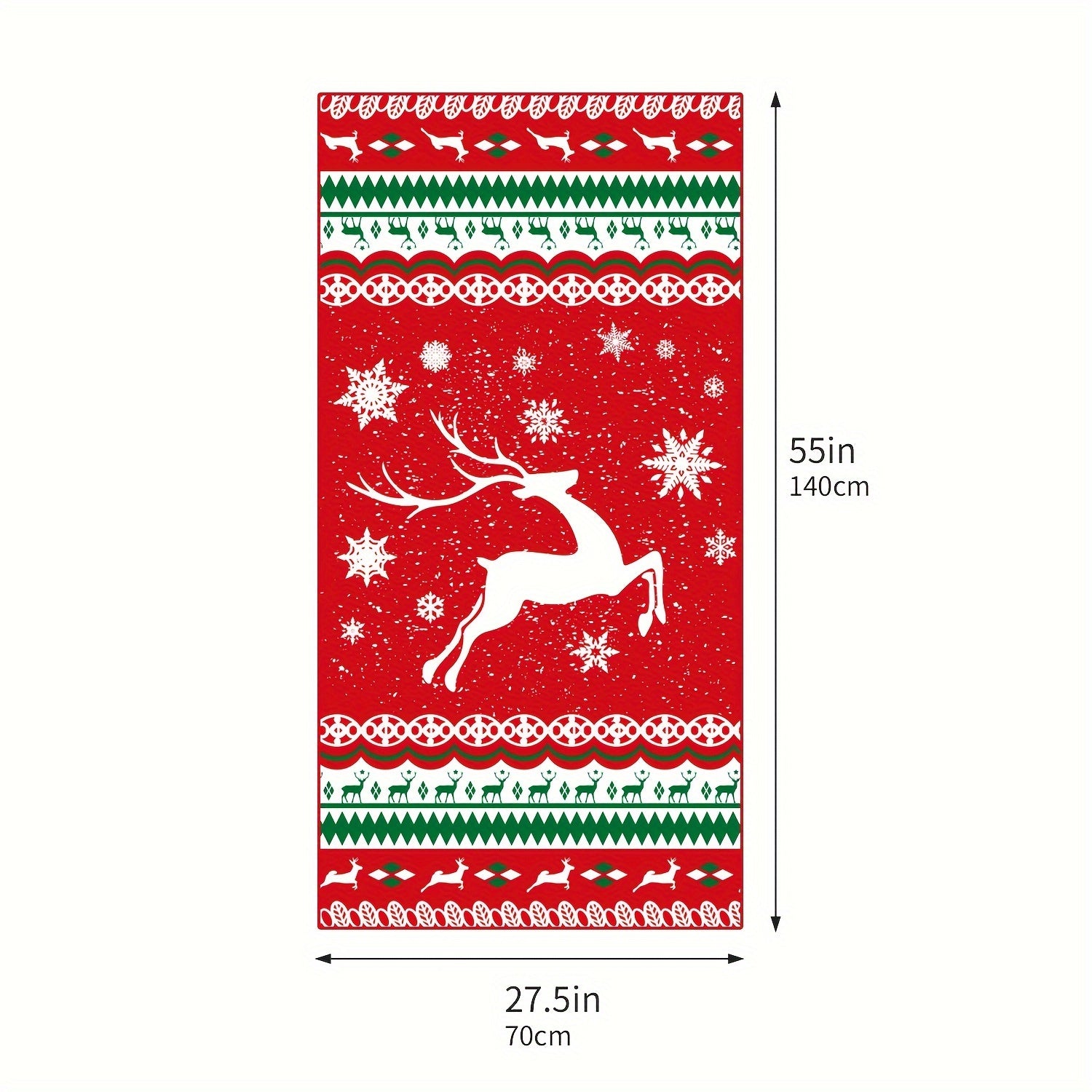 Christmas Style Beach Towel Quick Drying Bath Towel Absorbent Skin Friendly