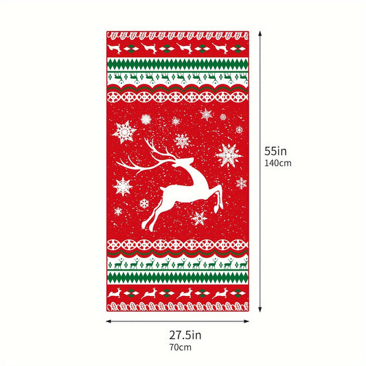 Christmas Style Beach Towel Quick Drying Bath Towel Absorbent Skin Friendly