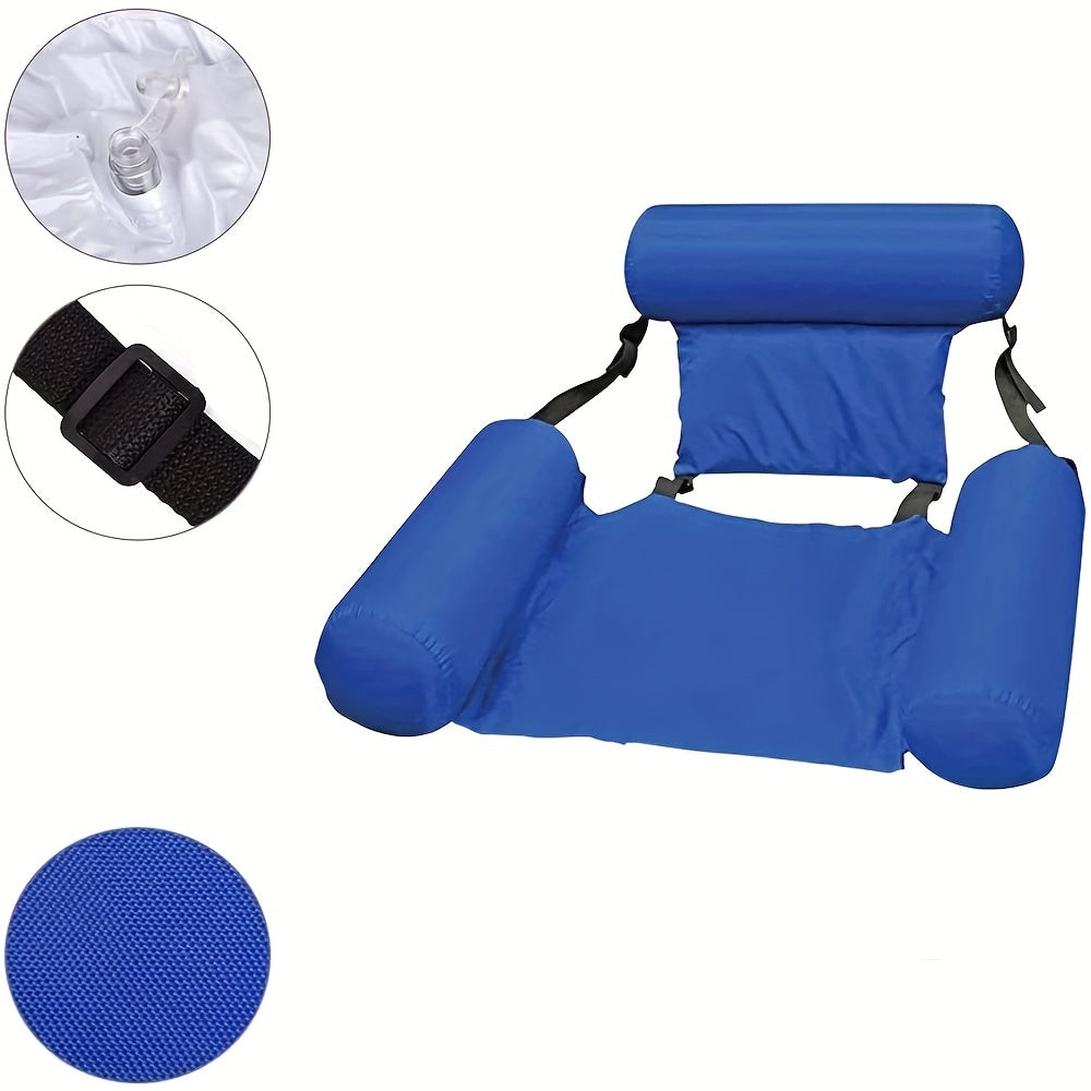 Summer Inflatable Floating Hammock Lounger Chair