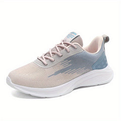 Women's Graphic Ombre Running Shoes Dot & Stripe Woven Sneakers