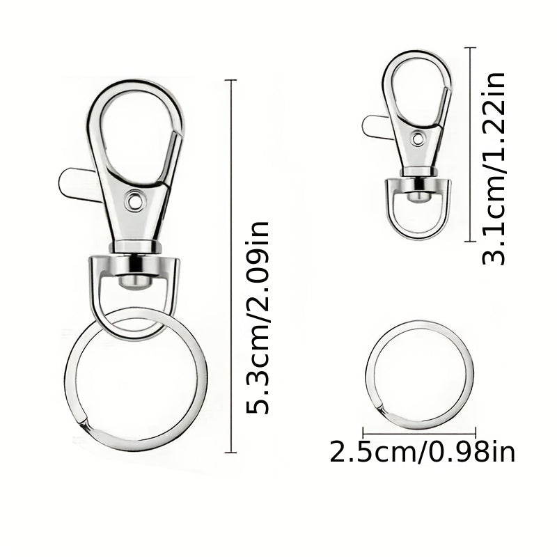 10pcs Swivel Clasps Set for DIY Necklace Bracelet Chain Supplies