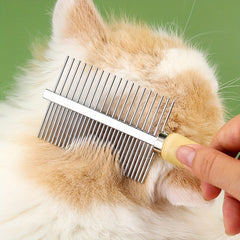 Double Sided Pet Comb For Grooming & Massaging Dogs Cats
