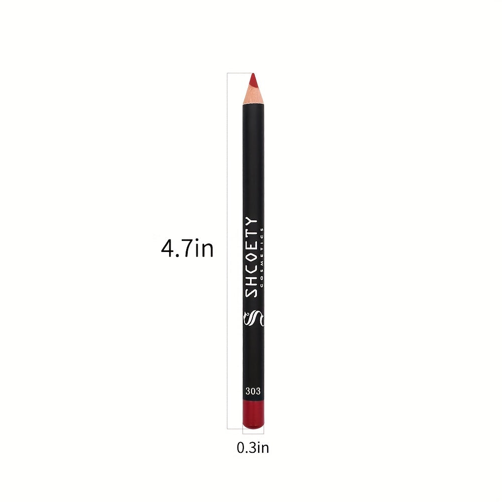 Professional Makeup Slim Lip Pencil Long Lasting Nude Matte Finish Lipliner