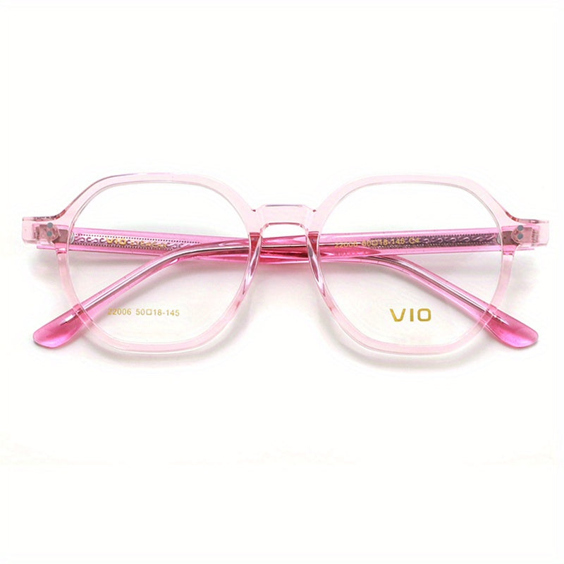 Square Clear Lens Glasses For Women Men Casual Jelly Nearsighted Myopia