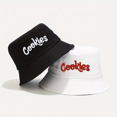 COOKIES Bucket Hat Outdoor Sun Cap Packable Travel Beach Hat