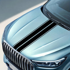 Racing Stripes Car Hood Vinyl Stickers