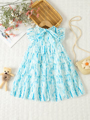 Girls Big Bow Princess Pompon Skirt A line Exotic Princess Skirt