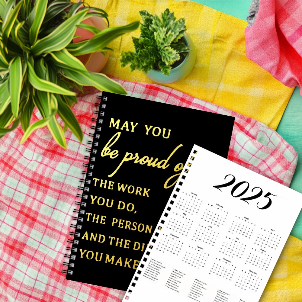 Inspirational Graduation Notebook, Mixed Spiral Coil, Motivational Gift
