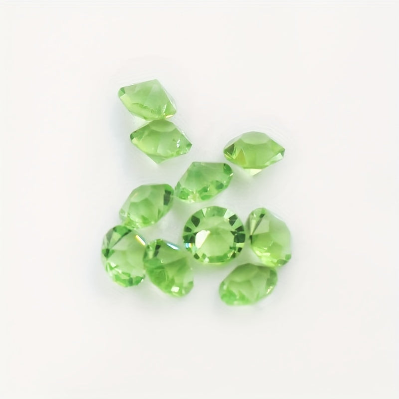 120 Pcs Birthstones Glass Crystal Jewelry Accessories