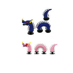 6pcs 3D Snake Dragon Shoe Charms For Kids Girl Boys Gift