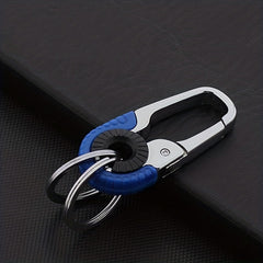 Metal Car Keychain Key Holder Men's Key Chain Ring Auto Accessory