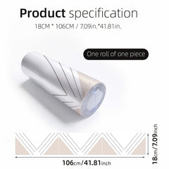Scandi Vinyl Stair Sticker Peel Stick Waterproof Riser