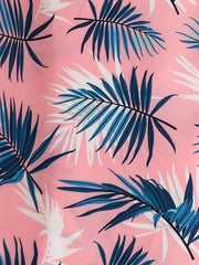 Toddler Girls Tropical Leaves Cami Rompers Jumpsuits - Kids Summer Clothes
