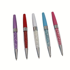 Crystal Rhinestone Ballpoint Pen 0.7mm Office School Supplies
