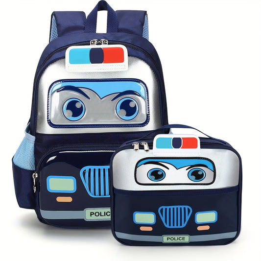 2pcs Astronaut Backpack and Handbag Set for Age 3-8
