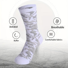 Thick Sweat-absorbing Mid-tube Socks For Outdoor Activities