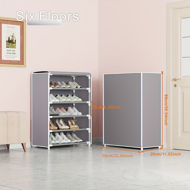 1pc Dustproof Shoe Rack Storage for Living Room Bedroom