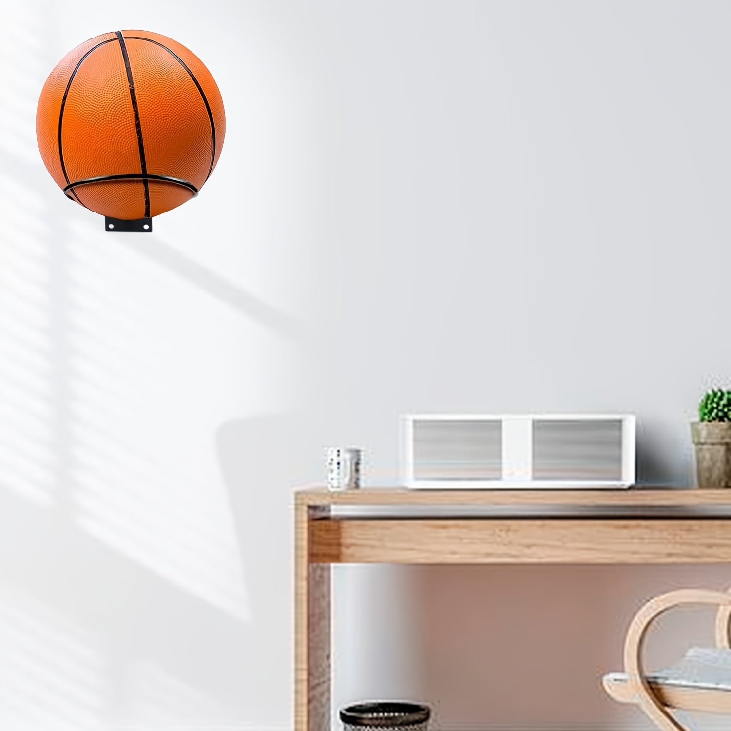 Wall Mounted Ball Storage Rack Display Stand for Sports Balls