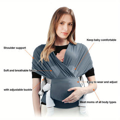 Baby Wrap Carrier Easy Wear for Newborn Up to 22.68 KG