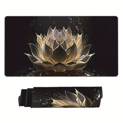 Lotus Flower Large Gaming Mouse Pad 80x40cm Computer HD Keyboard Pad