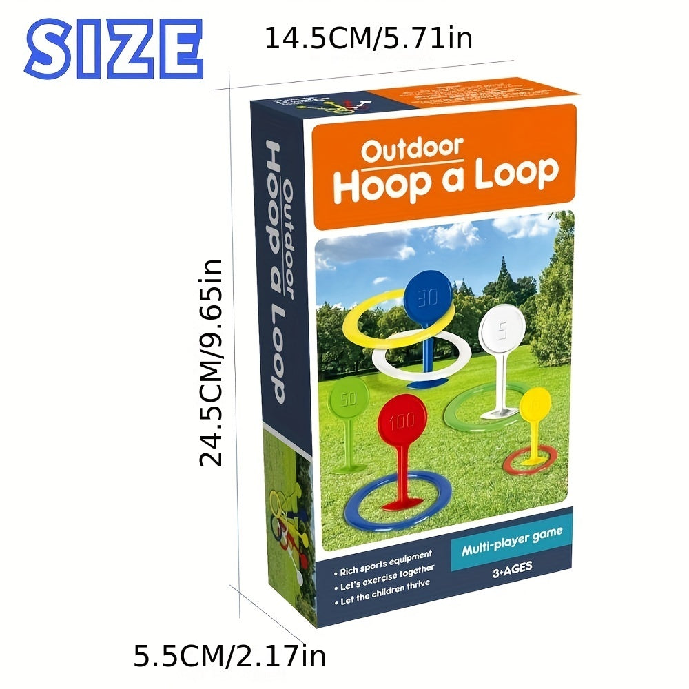 Outdoor Throwing Rings Game Set for Kids & Adults