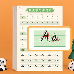 2 PACK Calligraphy Writing Practice Book for Beginners Alphabet Trace Book