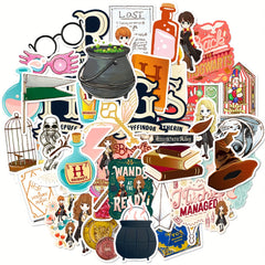 50pcs Cartoon Stickers for Water Bottles Laptops Hydroflasks