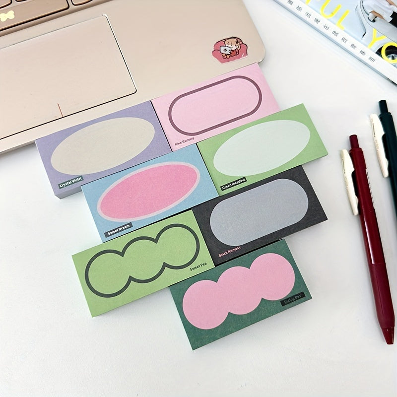 Floral Ink Retro Mini Brick Notepad Sticky Paper 700 Sheets