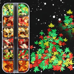 Maple Leaves Glitter Sequins Epoxy Resin Filling Autumn Series Resin Fillers