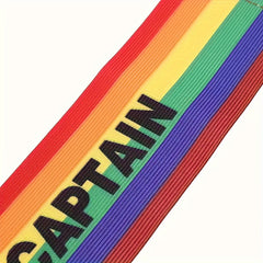 Rainbow Captain Wrist Sleeves for Football Matches