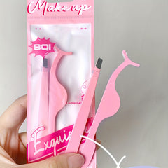 Slanted Flat Eyelash Curler Curved False Eyelash