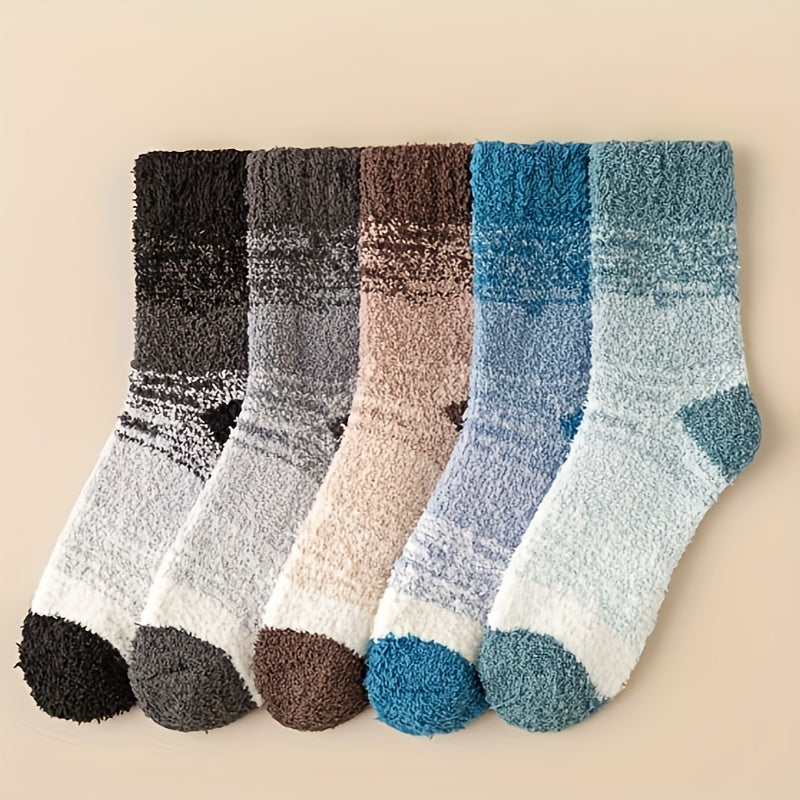 Women's Ombre Fuzzy Socks - Warm Home Floor Socks