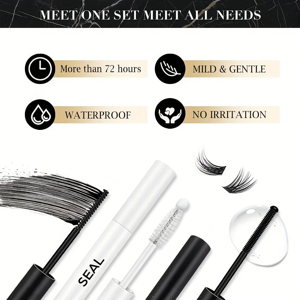DIY Lash Extension Kit Adhesive - Long Lasting Waterproof Cluster
