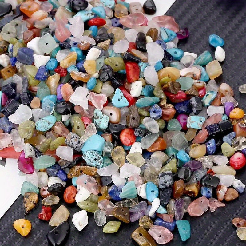 1pc Mixed Natural Crystal Stone Beads Pendants DIY Jewelry Making Accessories