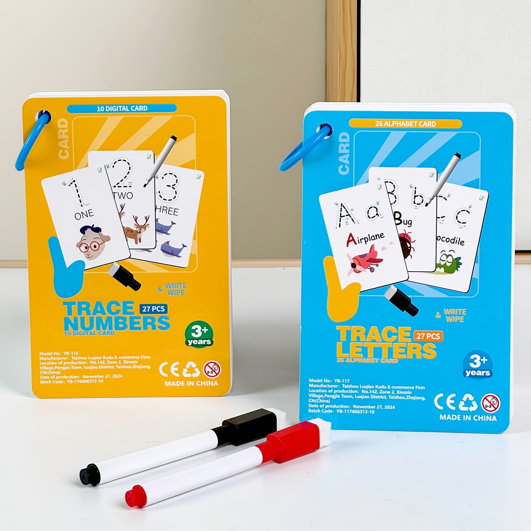 Educational Cognitive Flashcards with Tracing Pen - Perfect Learning Toy