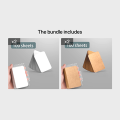 100 Blank Greeting Cards for Postcards Messages & More